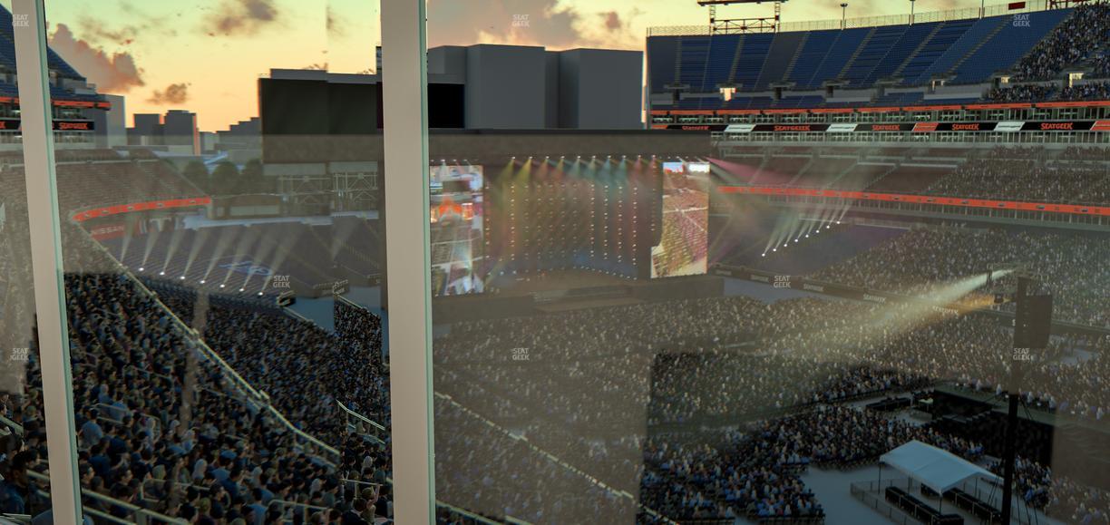 Nissan Stadium - Section Suite 554 W Seat View