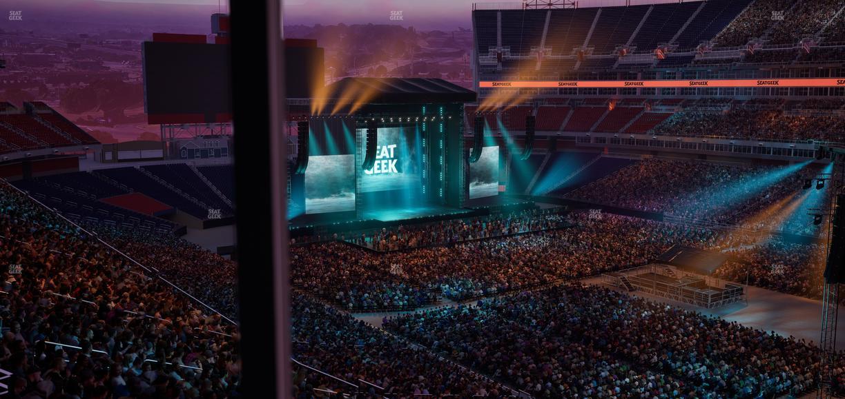 Nissan Stadium - Section Suite 555 W Seat View