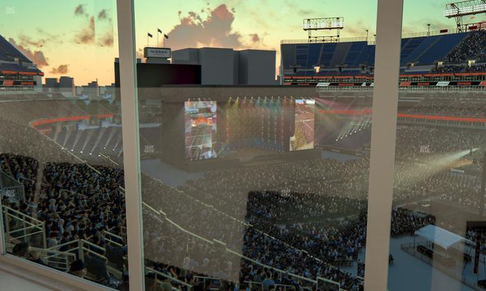 Nissan Stadium - Section Suite 555 W Seat View