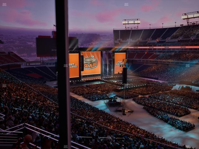 Nissan Stadium - Section Suite 555 W Seat View