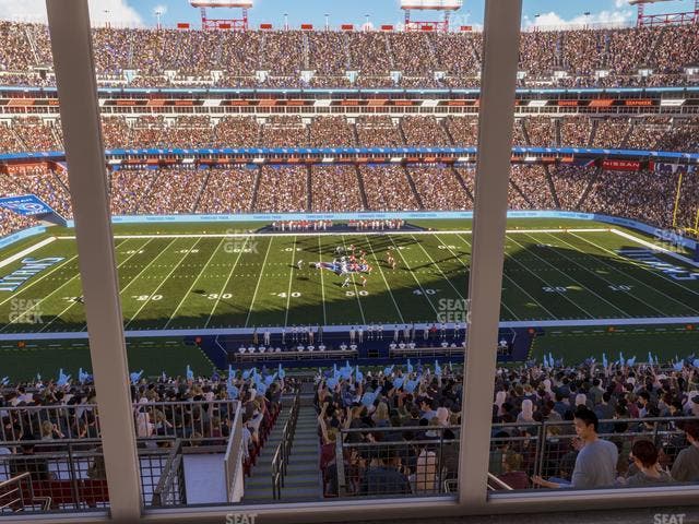 Nissan Stadium - Section Suite 572 W Seat View