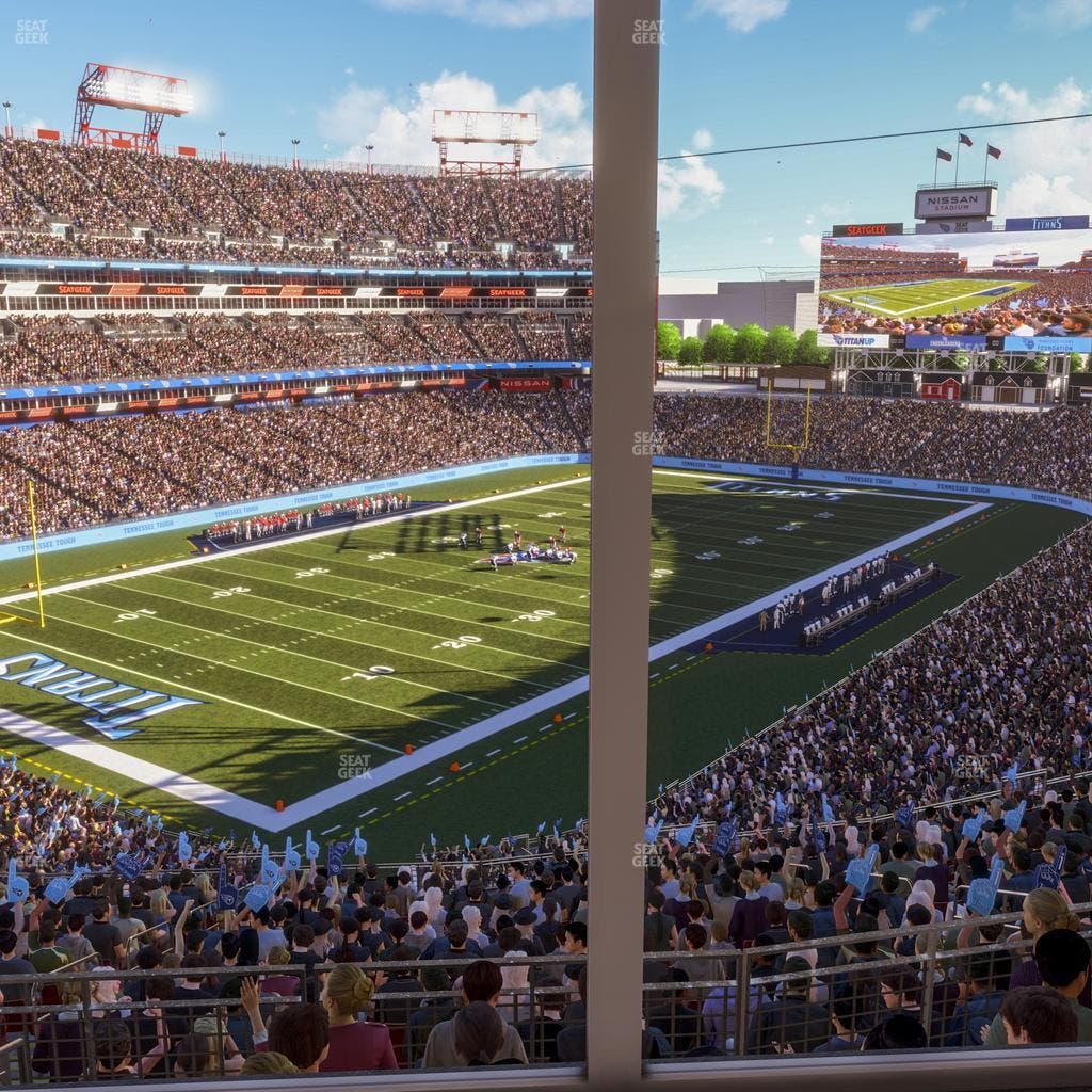 Nissan Stadium - Section Suite 586 W B Seat View