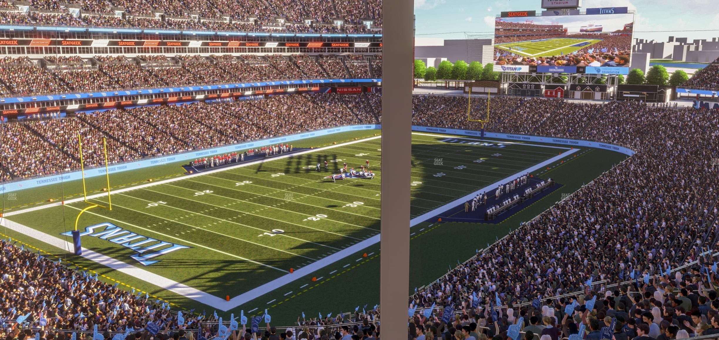 Nissan Stadium - Section Suite 586 W B Seat View