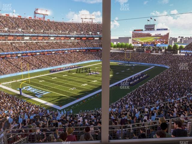 Nissan Stadium - Section Suite 586 W B Seat View