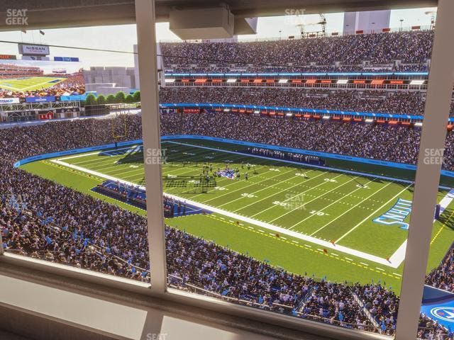 Nissan Stadium - Section Suite 606 E Seat View
