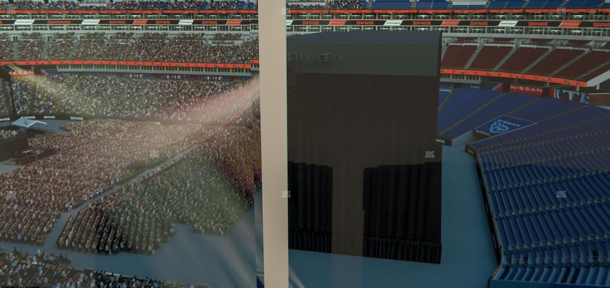 Nissan Stadium - Section Suite 609 E Seat View
