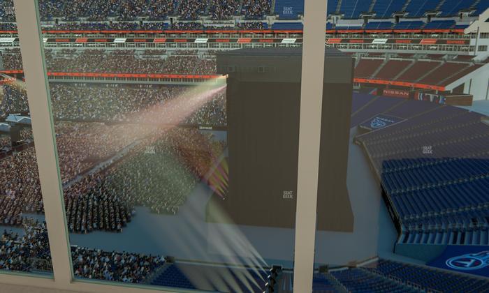 Nissan Stadium - Section Suite 610 E Seat View