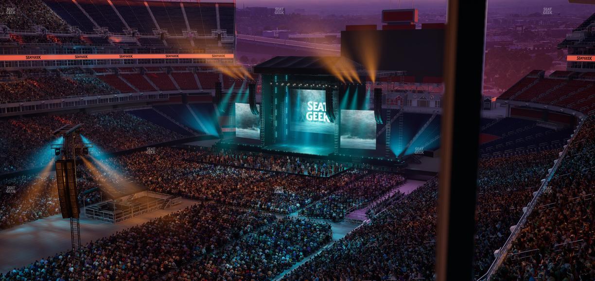 Nissan Stadium - Section Suite 638 E Seat View