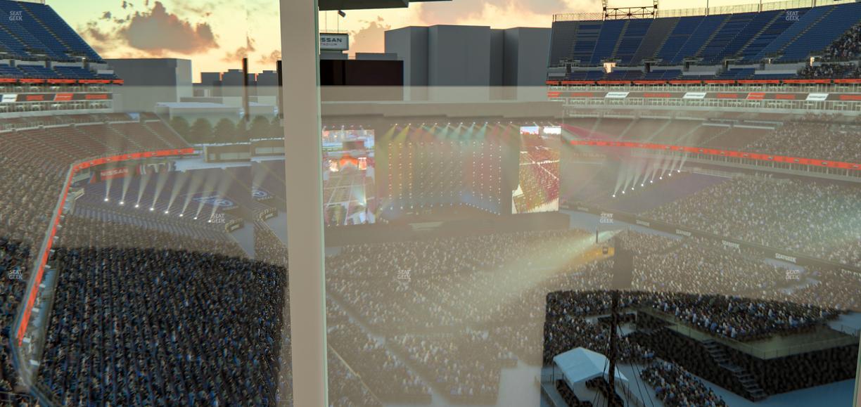 Nissan Stadium - Section Suite 650 W Seat View
