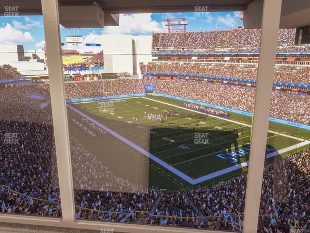Nissan Stadium - Section Suite 650 W Seat View