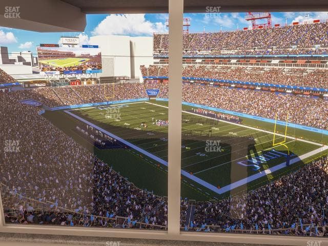 Nissan Stadium - Section Suite 651 W Seat View