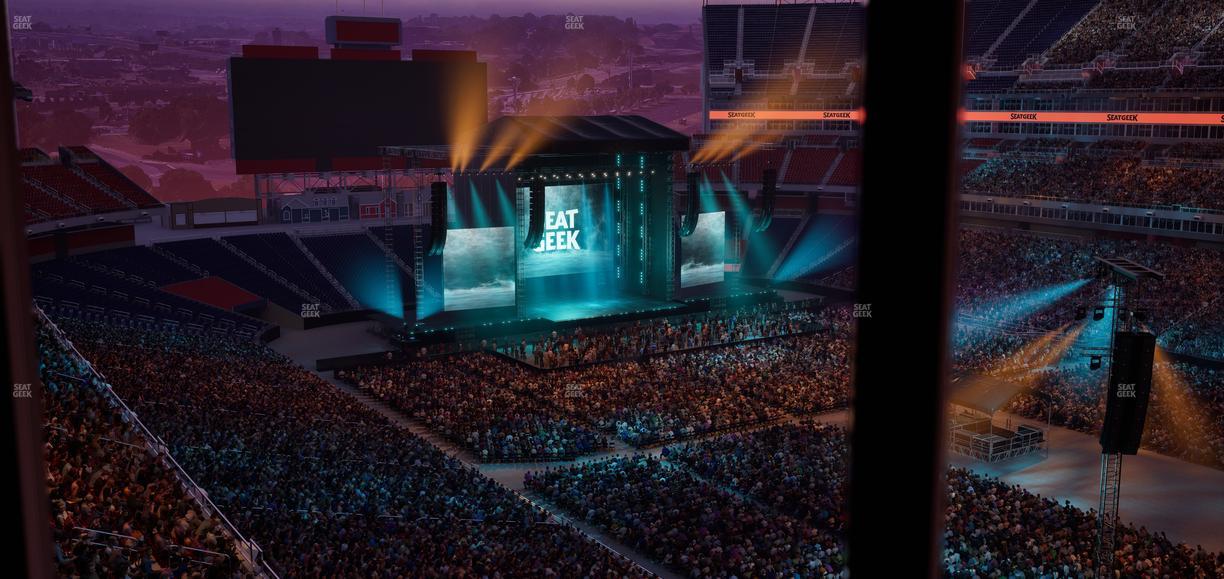 Nissan Stadium - Section Suite 654 W Seat View