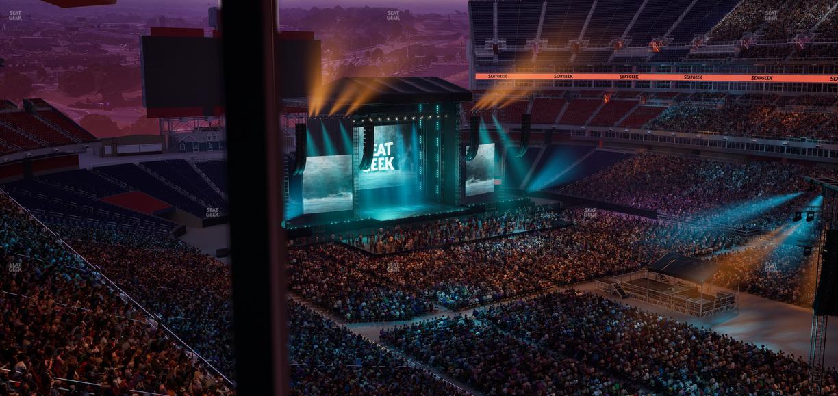 Nissan Stadium - Section Suite 655 W Seat View