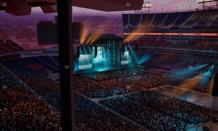 Nissan Stadium - Section Suite 655 W Seat View
