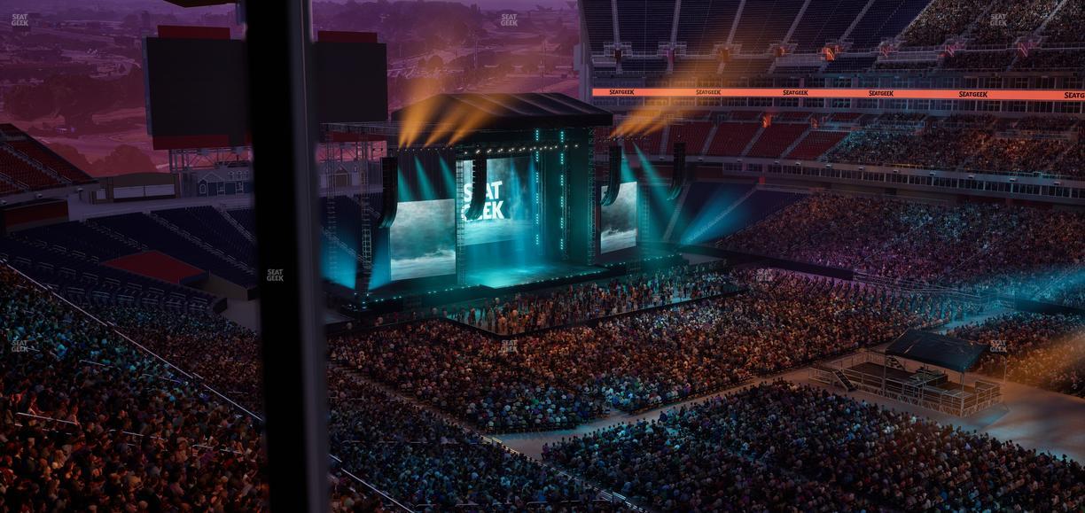 Nissan Stadium - Section Suite 657 W Seat View