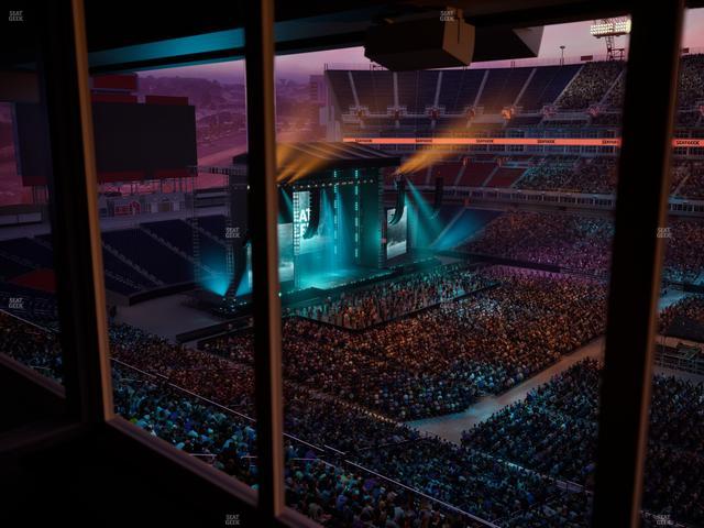 Nissan Stadium - Section Suite 662 W Seat View