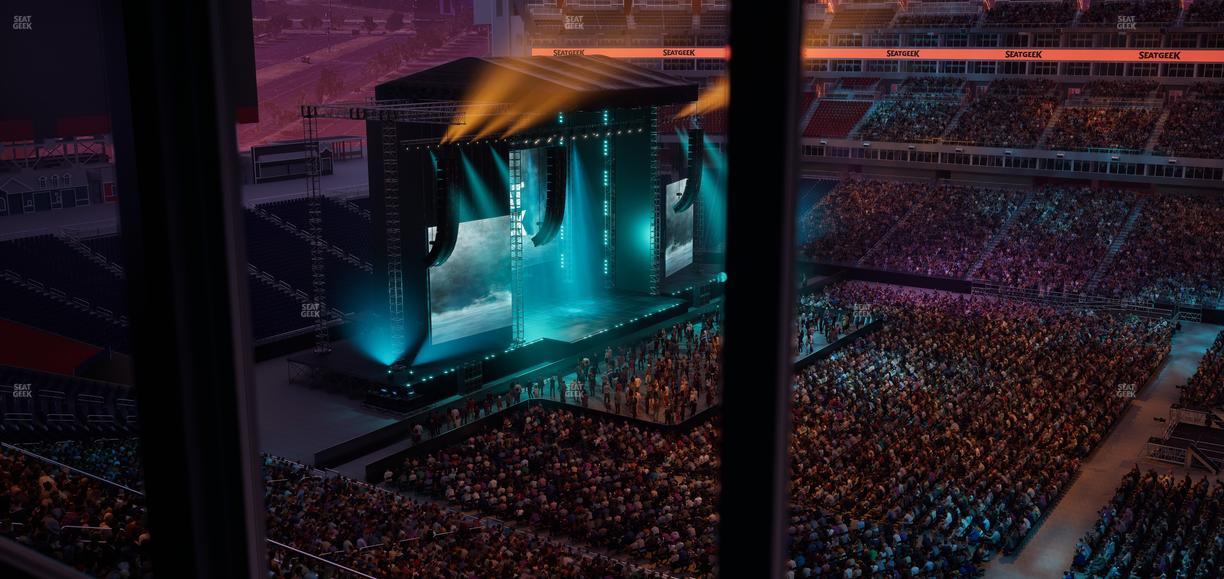 Nissan Stadium - Section Suite 665 W B Seat View