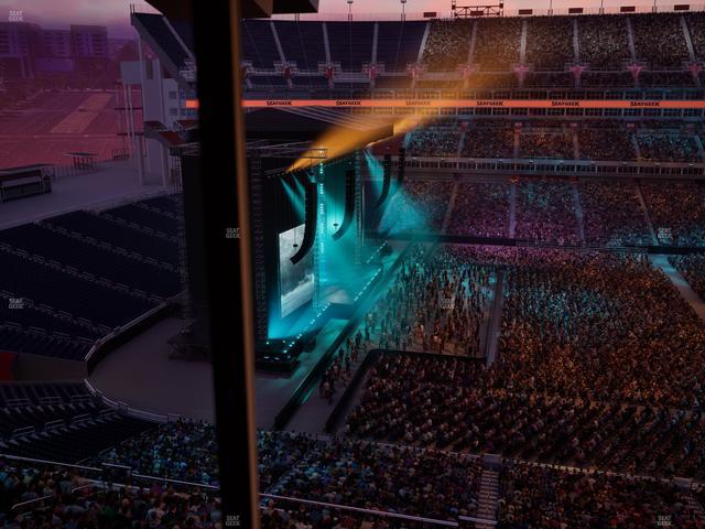 Nissan Stadium - Section Suite 675 W Seat View