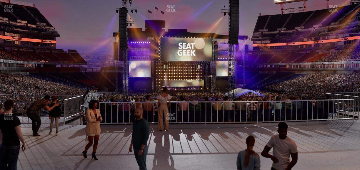 Nissan Stadium - Section Terrace Suite 126 Seat View