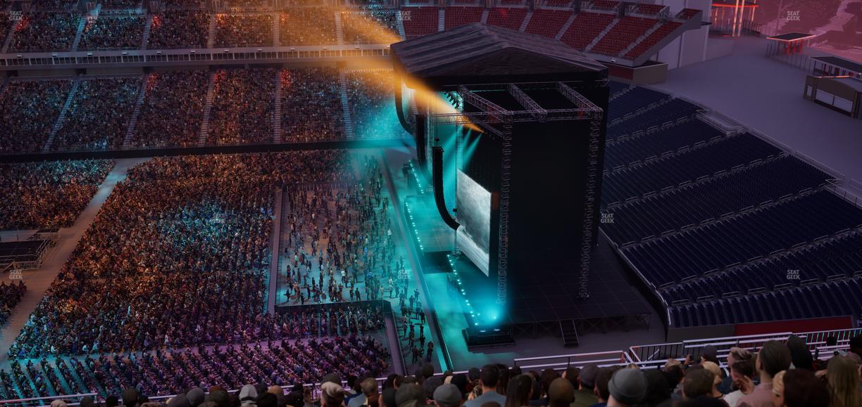 Nissan Stadium - Section Upper 310 Seat View