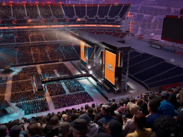 Nissan Stadium - Section Upper 312 Seat View