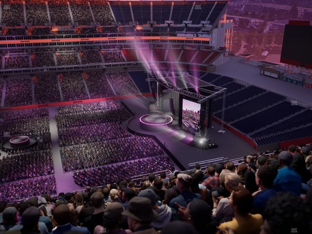 Nissan Stadium - Section Upper 312 Seat View