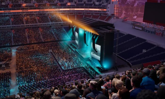 Nissan Stadium - Section Upper 312 Seat View