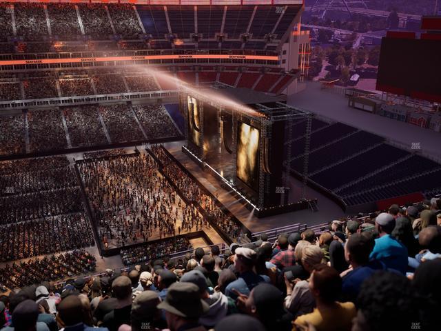 Nissan Stadium - Section Upper 312 Seat View
