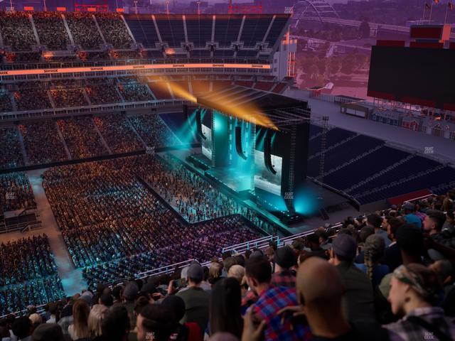 Nissan Stadium - Section Upper 313 Seat View