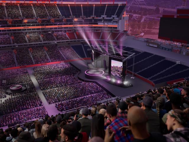 Nissan Stadium - Section Upper 313 Seat View