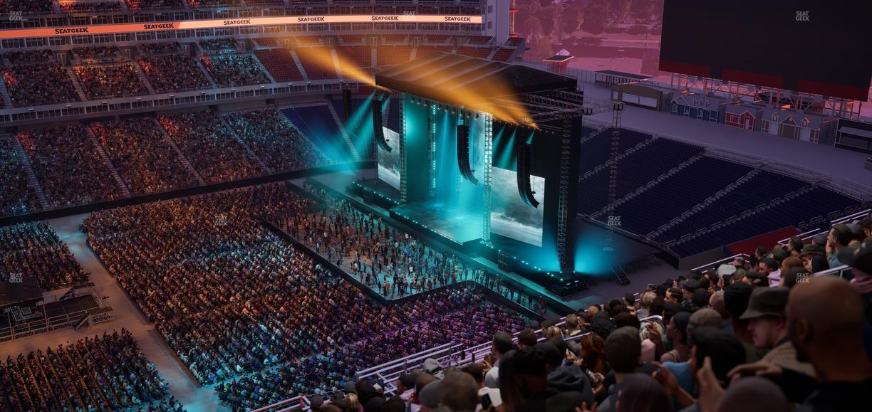 Nissan Stadium - Section Upper 314 Seat View