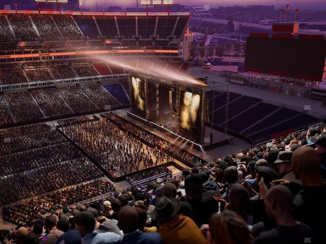Nissan Stadium - Section Upper 314 Seat View