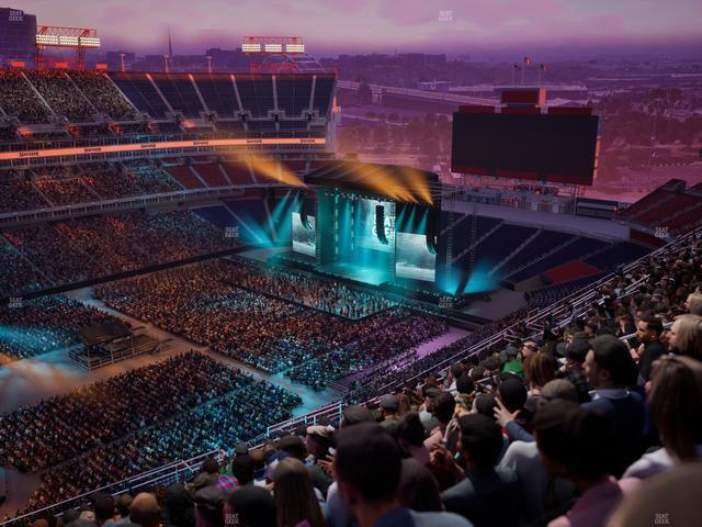 Nissan Stadium - Section Upper 317 Seat View