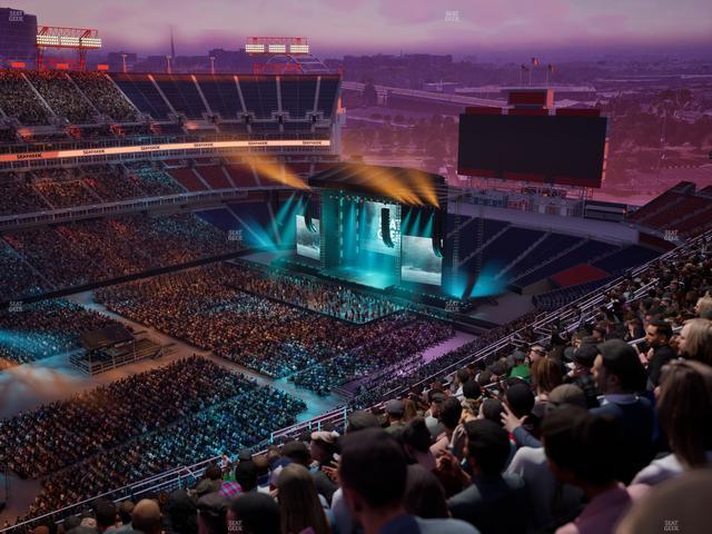 Nissan Stadium - Section Upper 317 Seat View