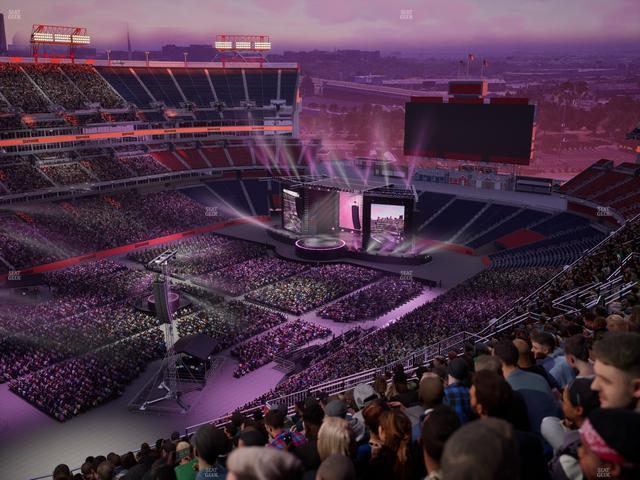 Nissan Stadium - Section Upper 318 Seat View