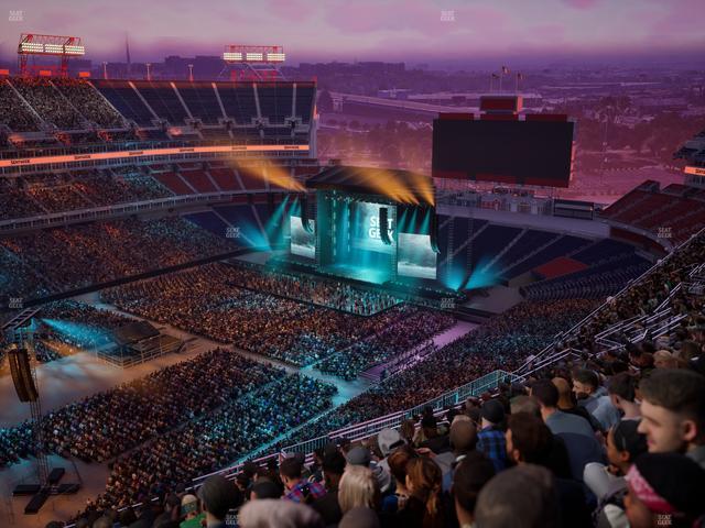 Nissan Stadium - Section Upper 318 Seat View