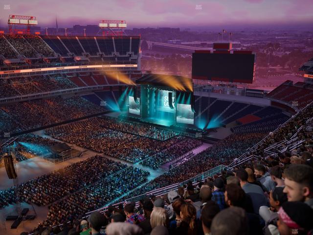 Nissan Stadium - Section Upper 318 Seat View
