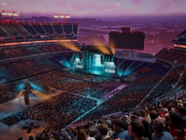 Nissan Stadium - Section Upper 319 Seat View