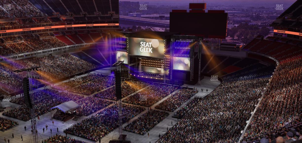 Nissan Stadium - Section Upper 320 Seat View