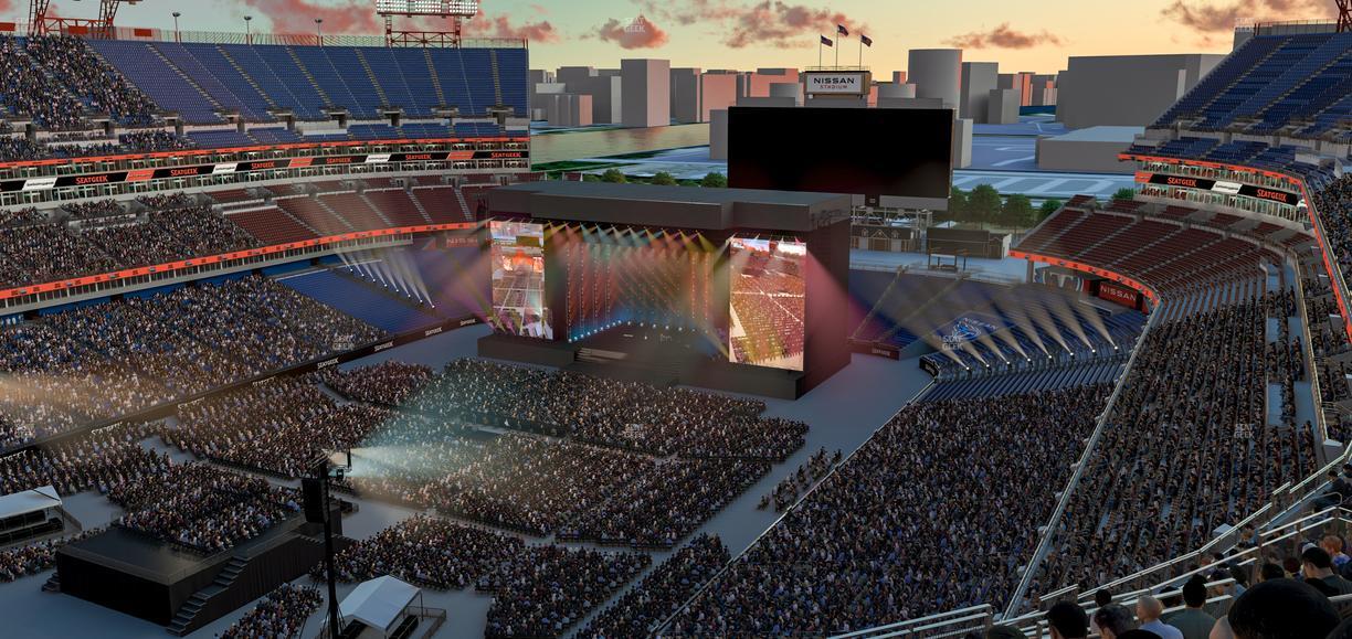 Nissan Stadium - Section Upper 320 Seat View