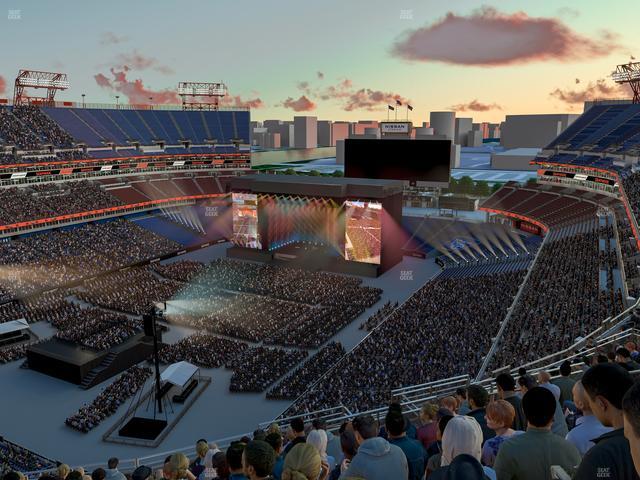 Nissan Stadium - Section Upper 320 Seat View