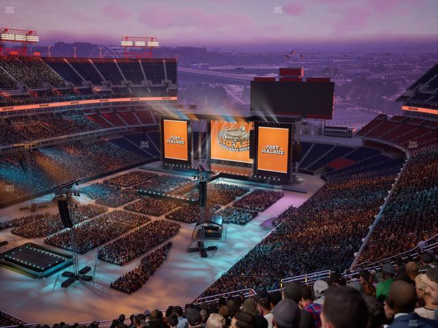Nissan Stadium - Section Upper 320 Seat View
