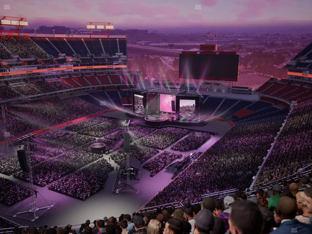 Nissan Stadium - Section Upper 320 Seat View