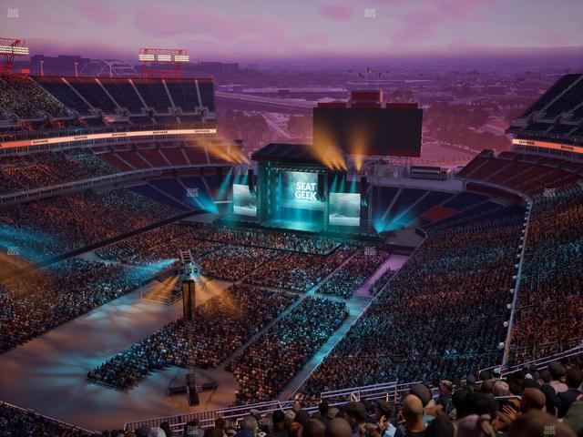 Nissan Stadium - Section Upper 321 Seat View