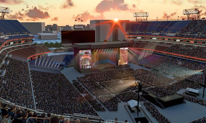 Nissan Stadium - Section Upper 326 Seat View