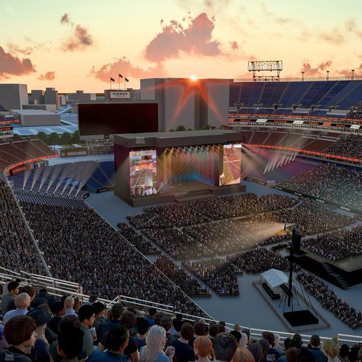 Nissan Stadium - Section Upper 327 Seat View