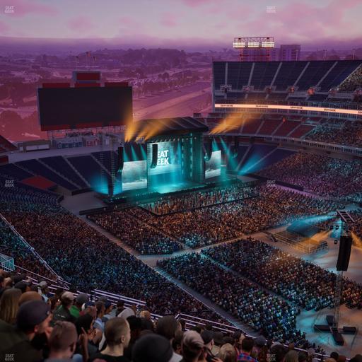 Nissan Stadium - Section Upper 328 Seat View