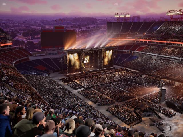 Nissan Stadium - Section Upper 328 Seat View