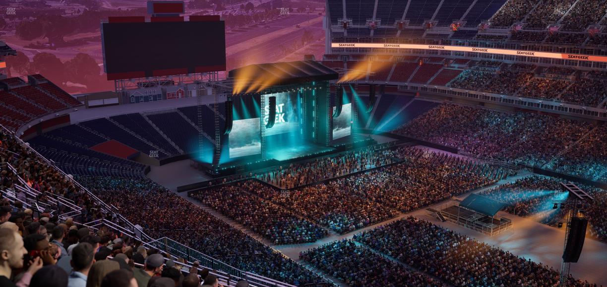 Nissan Stadium - Section Upper 329 Seat View