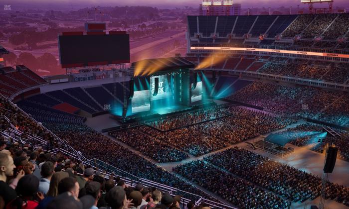 Nissan Stadium - Section Upper 329 Seat View